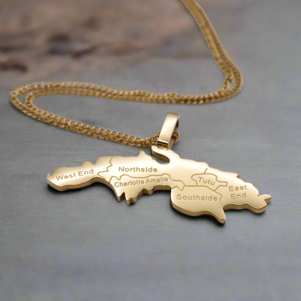 LMTD STT Map Necklace