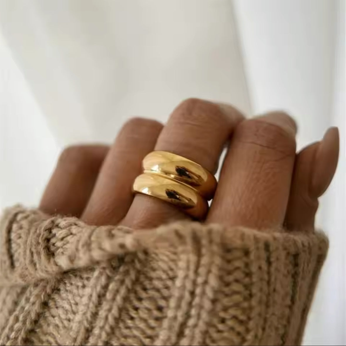 'Levels' Ring Size 8