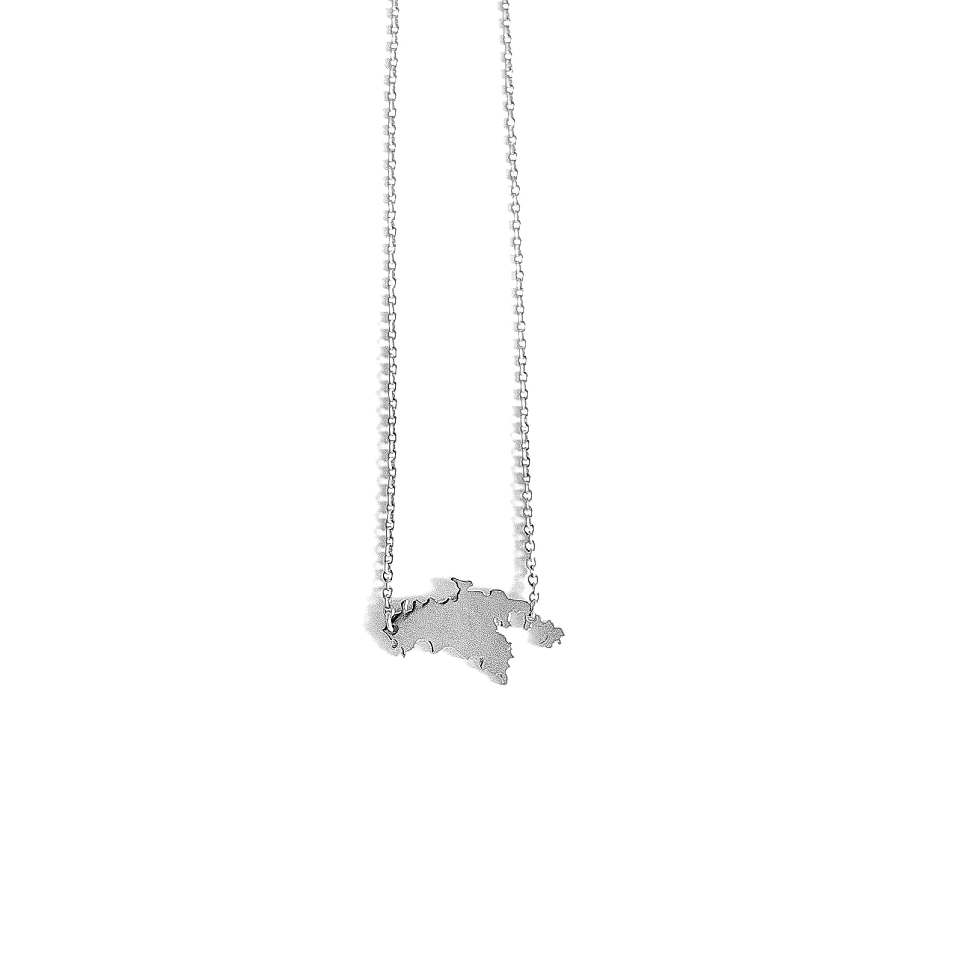 St. John Map Necklace