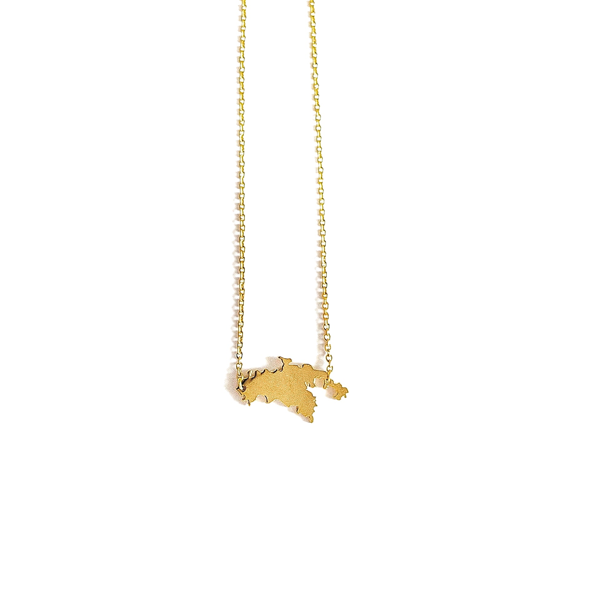 St. John Map Necklace